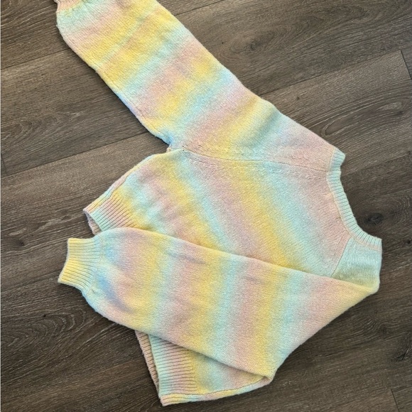BB Dakota by Steve Madden Pastel Rainbow Sweater - Picture 2 of 5